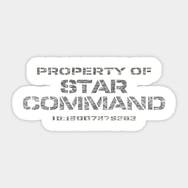 Property of Star Command Sticker by AnimalatWork